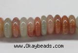 CDQ31 15.5 inches 4*14mm rondelle natural red quartz beads wholesale