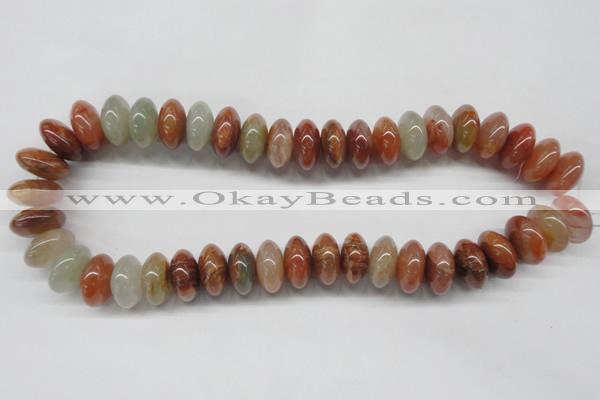 CDQ32 15.5 inches 10*18mm rondelle natural red quartz beads wholesale