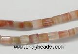 CDQ34 15.5 inches 4*6mm cuboid natural red quartz beads wholesale