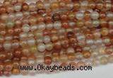 CDQ45 15.5 inches 4mm round natural red quartz beads wholesale