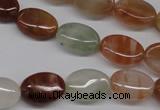 CDQ51 15.5 inches 10*14mm oval natural red quartz beads wholesale