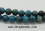 CDS06 16 inches 8mm round dyed serpentine jasper beads wholesale