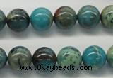 CDS08 16 inches 12mm round dyed serpentine jasper beads wholesale