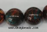 CDS193 15.5 inches 22mm round dyed serpentine jasper beads