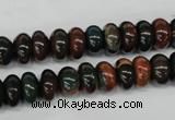 CDS196 15.5 inches 6*10mm rondelle dyed serpentine jasper beads