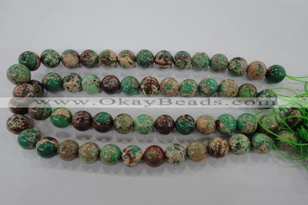 CDT853 15.5 inches 10mm round dyed aqua terra jasper beads wholesale