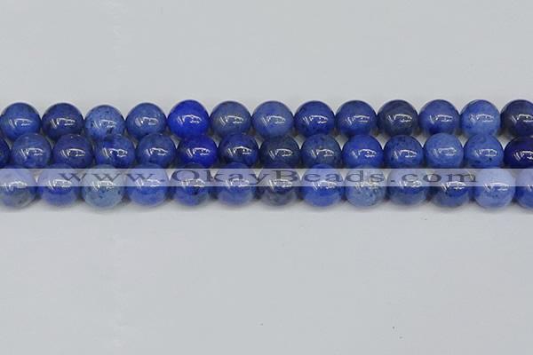 CDU345 15.5 inches 14mm round blue dumortierite beads wholesale