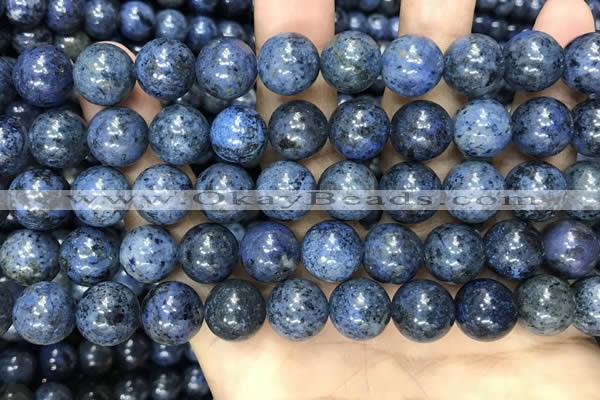 CDU354 15.5 inches 12mm round blue dumortierite beads wholesale