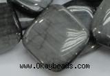 CEE18 15.5 inches 30*30mm diamond eagle eye jasper beads wholesale