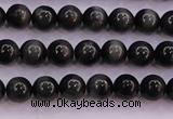 CEE501 15.5 inches 6mm round AAA grade green eagle eye jasper beads