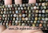 CEE524 15.5 inches 6mm round eagle eye jasper beads wholesale