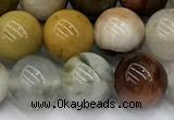 CEE570 15 inches 8mm round eagle eye jasper beads