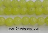 CEJ201 15.5 inches 6mm round lemon jade beads wholesale