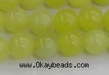 CEJ202 15.5 inches 8mm round lemon jade beads wholesale