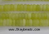 CEJ210 15.5 inches 2*4mm rondelle lemon jade beads wholesale