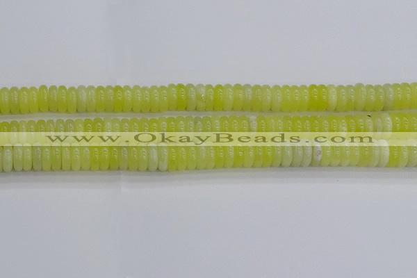 CEJ212 15.5 inches 3*8mm rondelle lemon jade beads wholesale