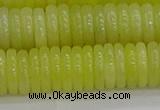 CEJ213 15.5 inches 2*10mm rondelle lemon jade beads wholesale