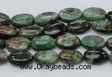 CEM11 15.5 inches 8*12mm oval emerald gemstone beads wholesale