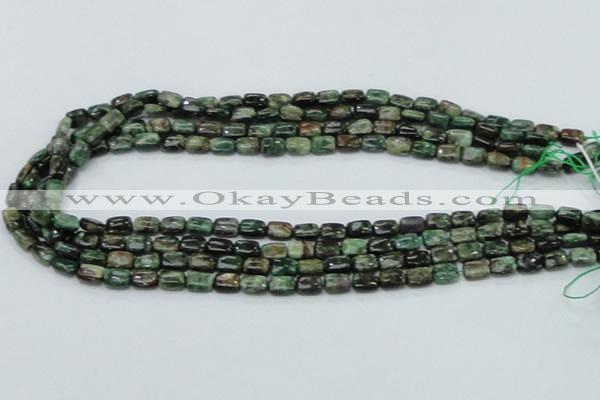 CEM16 15.5 inches 6*8mm rectangle emerald gemstone beads wholesale