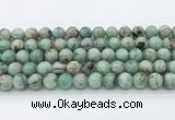 CEM53 15.5 inches 10mm round emerald gemstone beads wholesale