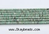 CEM70 15.5 inches 3.5*7mm rondelle emerald gemstone beads