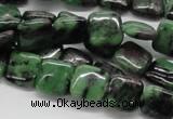 CEP14 15.5 inches 12*12mm square epidote gemstone beads wholesale