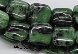 CEP15 15.5 inches 15*15mm square epidote gemstone beads wholesale