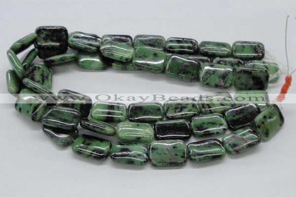 CEP18 15.5 inches 18*25mm rectangle epidote gemstone beads