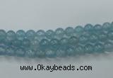 CEQ01 15.5 inches 4mm round blue sponge quartz beads wholesale