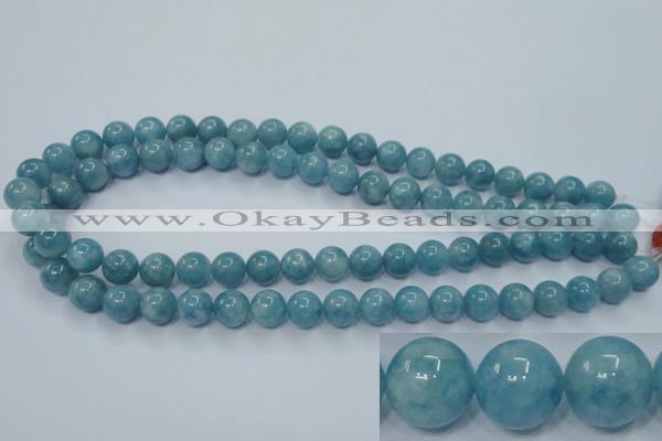 CEQ04 15.5 inches 10mm round blue sponge quartz beads wholesale