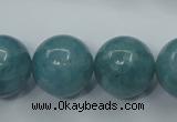 CEQ08 15.5 inches 18mm round blue sponge quartz beads wholesale