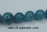 CEQ10 15.5 inches 8mm - 18mm round blue sponge quartz beads wholesale