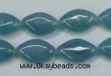 CEQ134 15.5 inches 12*19mm marquise blue sponge quartz beads