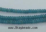 CEQ21 15.5 inches 2*4mm rondelle blue sponge quartz beads