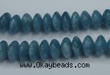 CEQ24 15.5 inches 6*10mm rondelle blue sponge quartz beads