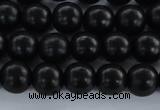 CEY02 15.5 inches 6mm round black ebony wood beads wholesale