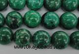 CFA75 15.5 inches 12mm round green chrysanthemum agate beads