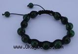 CFB502 10mm round candy jade beads adjustable bracelet wholesale