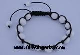 CFB505 10mm round candy jade beads adjustable bracelet wholesale