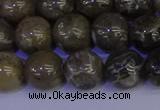 CFC214 15.5 inches 12mm round grey fossil coral beads wholesale