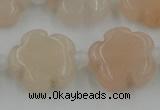 CFG1020 15.5 inches 16mm carved flower pink aventurine beads