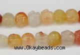 CFG57 15.5 inches 8*10mm carved pig-shaped agate gemstone beads