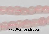 CFG58 15.5 inches 8*10mm carved pig-shaped rose quartz beads