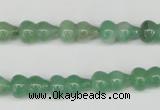 CFG65 15.5 inches 8*13mm carved calabash green aventurine beads