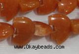 CFG797 12.5 inches 14*18mm carved animal red aventurine beads