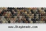 CFJ217 15.5 inches 6mm faceted round fancy jasper beads