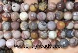 CFJ254 15.5 inches 12mm faceted round fantasy jasper beads wholesale