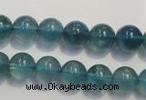 CFL1002 15.5 inches 8mm round blue fluorite beads wholesale