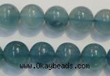 CFL1004 15.5 inches 12mm round blue fluorite beads wholesale