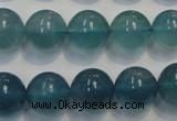 CFL1005 15.5 inches 14mm round blue fluorite beads wholesale